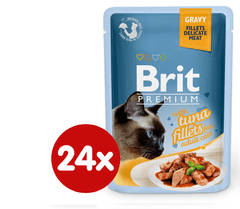 Brit Premium Cat Delicate Fillets in Gravy with Tuna 24 X 85 g