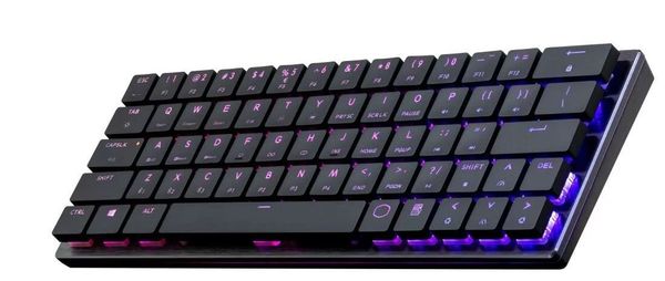 Cooler Master MK730, Cherry MX Red, US MK-730-GKCR1-US mechanická herní klávesnice RGB podsvícení drátová usb