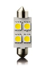 Vecta Žárovka LED4 SV8,5 39mm 12V- WHITE 2 ks