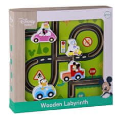 Derrson Disney Dřevěný motorický labyrint Mickeyho svět