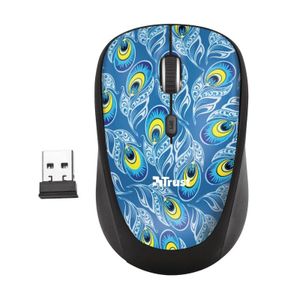 Herní myš Trust Yvi Wireless Peacock 23388 drátová 4 tlačítka optická