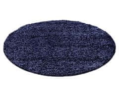 Ayyildiz Kusový koberec Life Shaggy 1500 navy kruh 80x80 (průměr) kruh