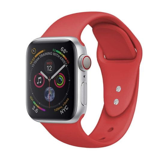 MAX Náhradní řemínek pro Apple Watch 40mm MAS02 červený