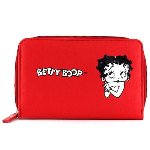 Betty Boop Peněženka , červená s motivem panenky