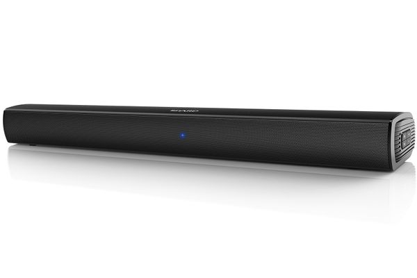 výkonný stylový elegantní soundbar k TV nebo k monitoru sharp ht-sb106 bluetooth aux usb vstup optický vstup hdmi arc cec skvělý zvuk hdmi