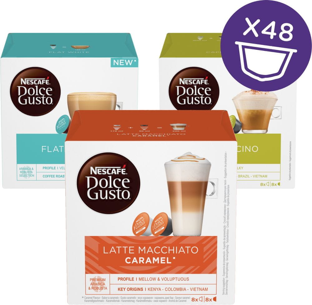 NESCAFÉ Dolce Gusto® kávové kapsle white mix 1