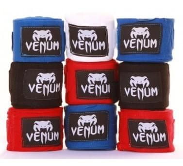 VENUM Boxerské bandáže značky VENUM - 2,5 m - Černé