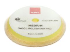 Rupes Yellow Wool Polishing Pad MEDIUM - vlněný lešticí kotouč (střední) pro orbitální leštičky, průměr 150/180 mm (6"/7")