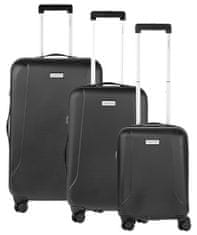 CARRY ON Sada kufrů Skyhopper Black 3-set