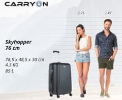 CARRY ON Sada kufrů Skyhopper Black 3-set