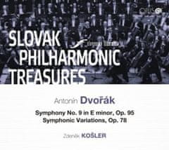 Dvořák Antonín: Poklady Slovenskej filharmónie: Dvořák - Symfónia č. 9 & Symfonické variácie (2013)