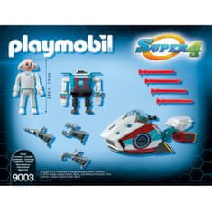 Playmobil Skyjet s Dr. X a Robotem , Super 4, 32 dílků