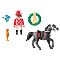 Playmobil Žokej , Jezdecký dvůr, 18 dílků