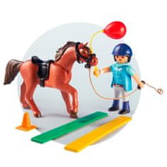 Playmobil Koňský terapeut , Jezdecký dvůr, 5 dílků