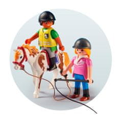 Playmobil Učitelka jízdy na koni , Jezdecký dvůr, 14 dílků
