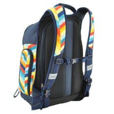 Target Sportovní batoh , Tmavě modrý s barevnými proužky