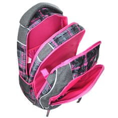 Target Studentský batoh , Růžovo-šedý