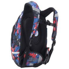 Target Studentský batoh , Červeno-modré vzory