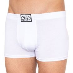 Styx 3PACK pánské boxerky klasická guma bílé (3Q1061) - velikost L