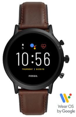 Chytré hodinky Fossil FTW4026, měření tepu, NFC, bezkontaktní platby, Google Pay, vodotěsné, hudební přehrávač, GPS, notifikace