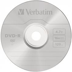 Verbatim DVD-R AZO 4,7GB, 16x, wrap 10 ks (43729)