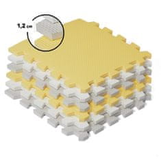 Kinderkraft Foam mat puzzles LUNO yellow