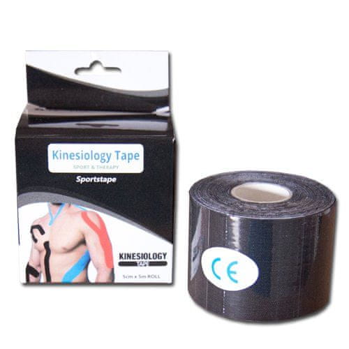 Maxpack B01 Kinesio tape Classic černá 5 cm x 5 m