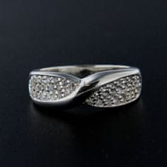 Amiatex Stříbrný prsten 14288, 56
