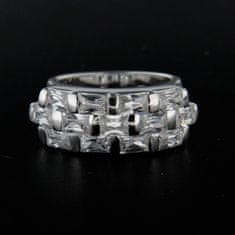 Amiatex Stříbrný prsten 14299, 55