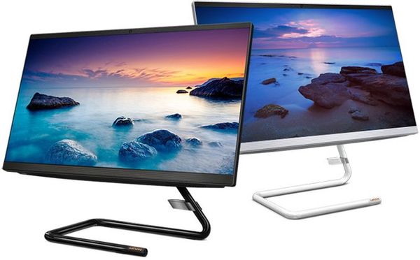 Lenovo Ideacentre A340-22IWL (F0EB00AQCK), tenký elegantní bezrámečkový displej displej, výkon