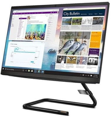 Lenovo Ideacentre A340-22IWL (F0EB00AQCK), Dolby Audio, skvělý zvuk, integrované stereo reproduktory