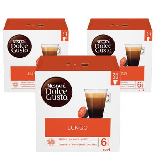 NESCAFÉ Dolce Gusto® kávové kapsle Caffe Lungo 3balení XXL