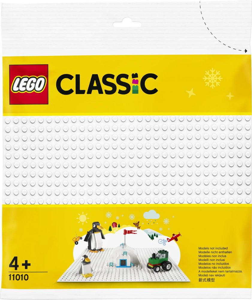 LEGO Classic 11010 Bílá podložka na stavění