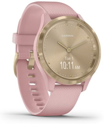 Hybridné chytré hodinky Garmin vivomove 3S, krytý OLED displej, reálne analógové ručičky, ovládanie hudobného prehrávača, sledovanie fyzickej aktivity