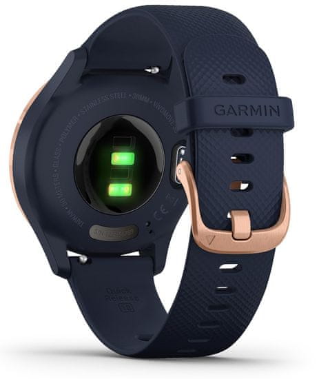 Garmin vivomove 3S Navy/Rose Gold, Silicone | MALL.CZ