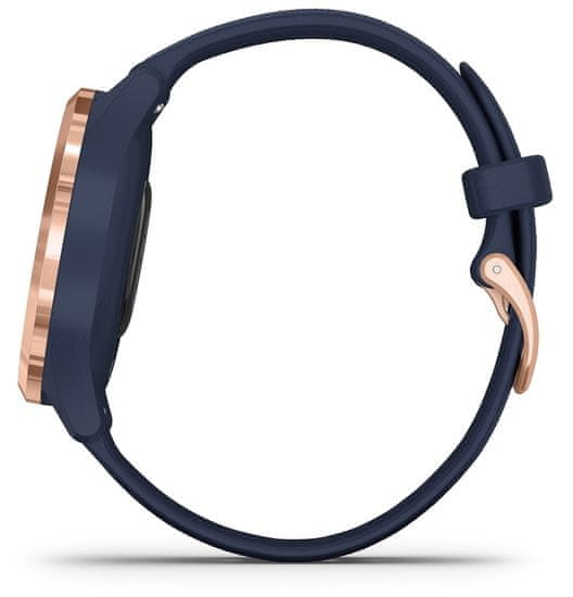 Garmin vivomove 3S Navy/Rose Gold, Silicone | MALL.CZ