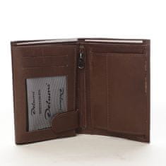 Delami Pánská kožená peněženka na výšku Conor koňaková