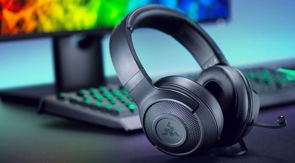 Razer Kraken X Mercury  (RZ04-02890300-R3M1), priestorový zvuk 7.1, 40mm meniče, kvalitný zvuk