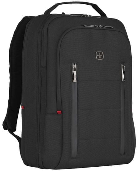 Wenger CITY TRAVELER - 16" batoh na notebook s 12" pouzdrem na tablet, černý (606490)