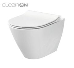 CERSANIT Wc mísa city oval new cleanon (K35-025)