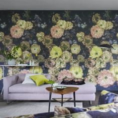 Designers Guild Tapeta LE POEME DE FLEURS MIDNIGHT, kolekce SCENES AND MURALS