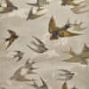 JOHN DERIAN Tapeta CHIMNEY SWALLOWS SKY SEPIA, kolekce PICTURE BOOK PAPERS