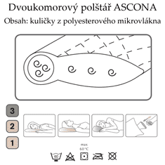 Ch. Fischbacher Polštář ASCONA 40 x 60 cm syntetický, variabilní
