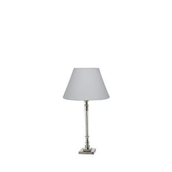 Lene Bjerre Stolní lampa CRISTELIA 40 cm, stříbrná