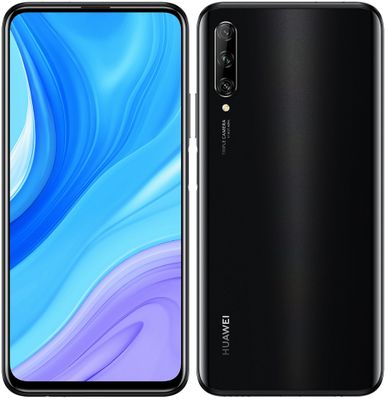 Huawei P smart Pro, velký displej ultra fullview bez výřezu bez rámečku výsuvný přední fotoaparát trojitý ultraširokoúhlý zadní fotoaparát dlouhá výdrž baterie čtečka otisků prstů na boku