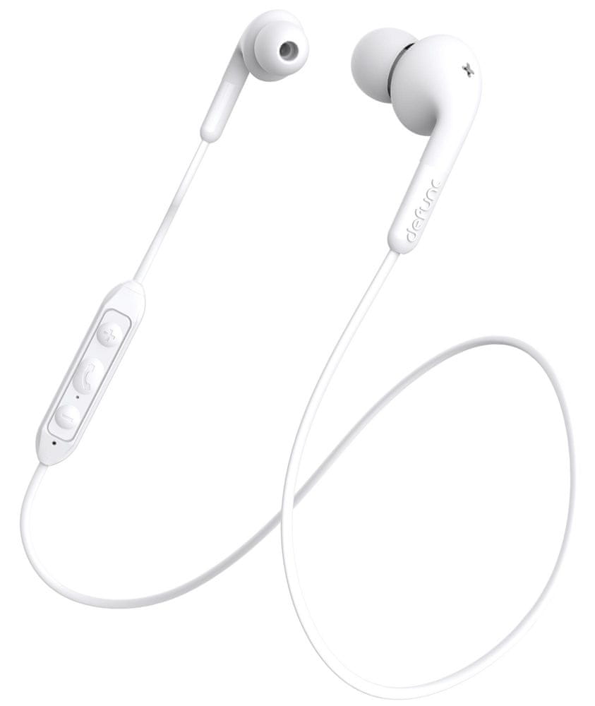 Defunc BT Earbud PLUS Music, bílá