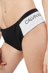 Calvin Klein Spodní díl plavek KW0KW00841-BEH černobílá - Calvin Klein L černá-bílá