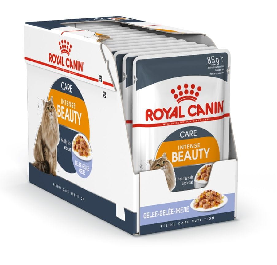 Royal Canin Intense Beauty kapsičky v želé pro zdravou srst 12x85 g