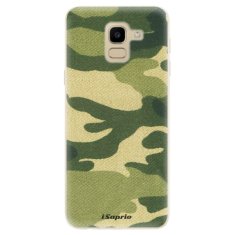 iSaprio Silikonové pouzdro - Green Camuflage 01 pro Samsung Galaxy J6