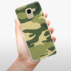 iSaprio Silikonové pouzdro - Green Camuflage 01 pro Samsung Galaxy J6